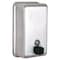 Alpine Industries Stainless Steel Vertical Manual Liquid Soap Dispenser ALP423-SSB-MK - alternate 1